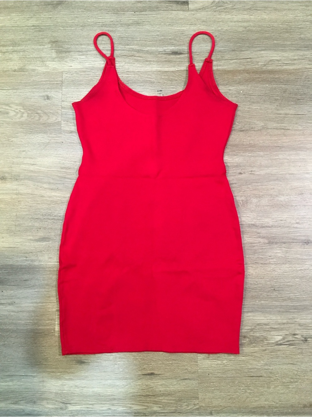 Fashion Nova Red Bodycon Tank Dress